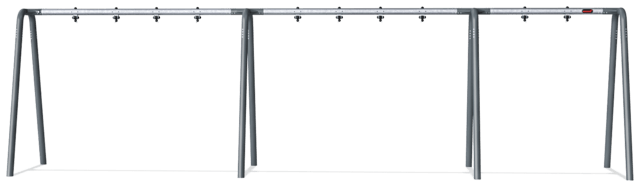 П-Рама для качелей с 5 сиденьями, антрацит